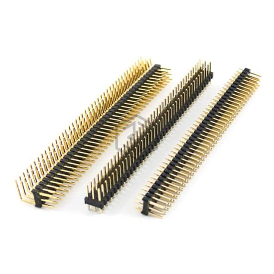 2011-3X04G00SB - Oupiin - Rectangular Connectors - Headers, Male Pins