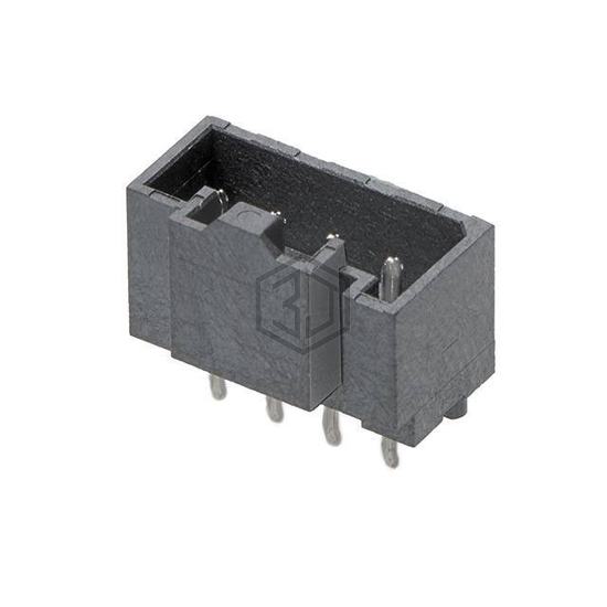 207843-0004 - Molex - Rectangular Connectors - Headers, Male Pins