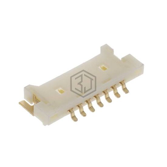 125SH-G-07-TR-SMT-T/R - Adam Tech - Rectangular Connectors - Headers, Male Pins