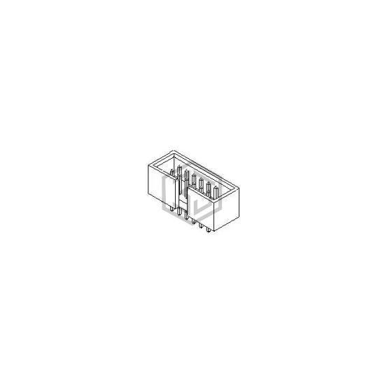 87834-1619 - Molex - Rectangular Connectors - Headers, Male Pins