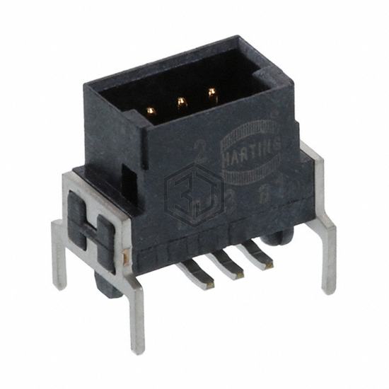 15110062401000 - HARTING - Rectangular Connectors - Headers, Male Pins