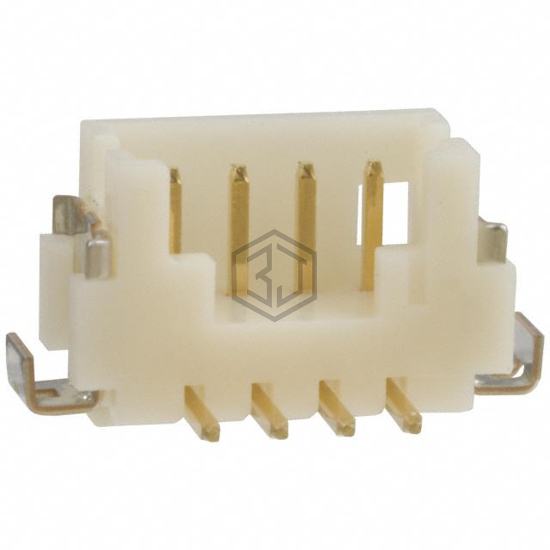 DF13C-4P-1.25V(51) - Hirose Electric Co Ltd - Rectangular Connectors - Headers, Male Pins