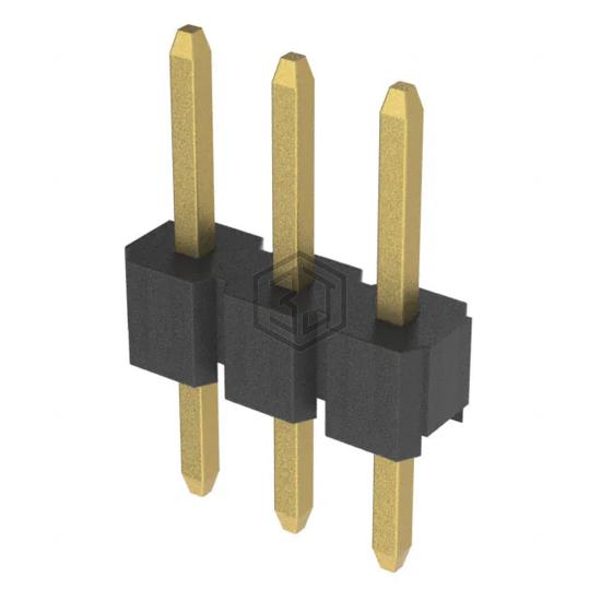 2PH1-03-UA - Adam Tech - Rectangular Connectors - Headers, Male Pins