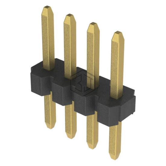 HPH1-A-04-UA - Adam Tech - Rectangular Connectors - Headers, Male Pins