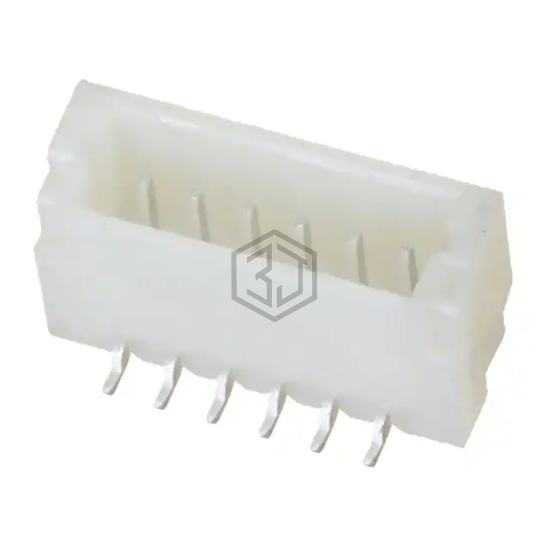 1SH-A-06-TS-SMT - Adam Tech - Rectangular Connectors - Headers, Male Pins