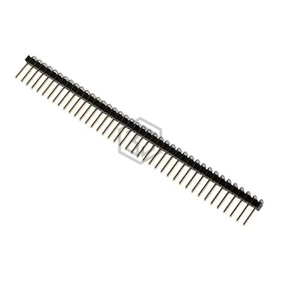 HDR100IMP40M-G-RA-TH - Chip Quik Inc. - Rectangular Connectors - Headers, Male Pins