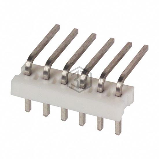 640453-6 - TE Connectivity AMP Connectors - Rectangular Connectors - Headers, Male Pins