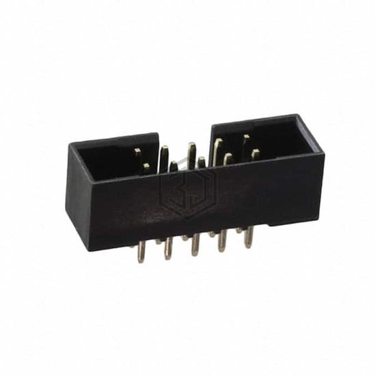 2BHR-10-VUA - Adam Tech - Rectangular Connectors - Headers, Male Pins