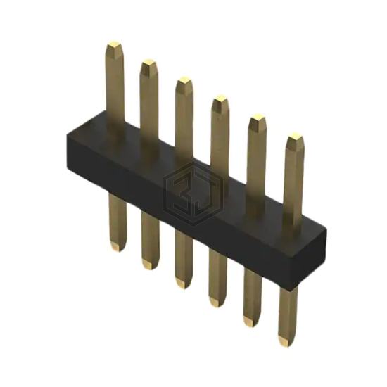 BC020-06-A-0200-0300-L-G - GCT - Rectangular Connectors - Headers, Male Pins