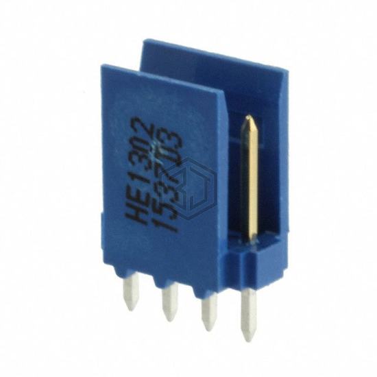 281696-4 - TE Connectivity AMP Connectors - Rectangular Connectors - Headers, Male Pins