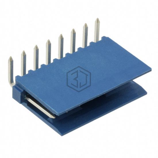281698-8 - TE Connectivity AMP Connectors - Rectangular Connectors - Headers, Male Pins