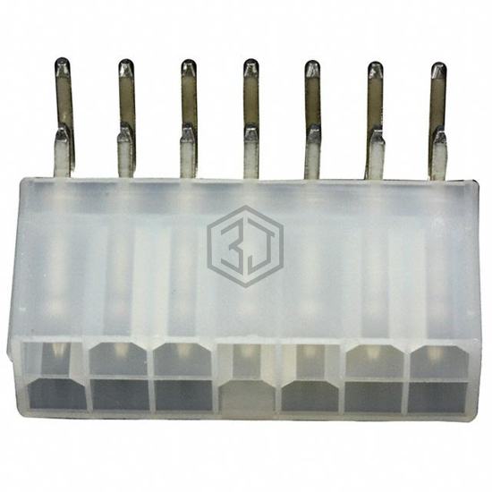 1-1586041-4 - TE Connectivity AMP Connectors - Rectangular Connectors - Headers, Male Pins