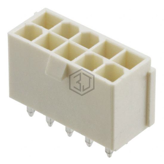 0874271042 - Molex - Rectangular Connectors - Headers, Male Pins