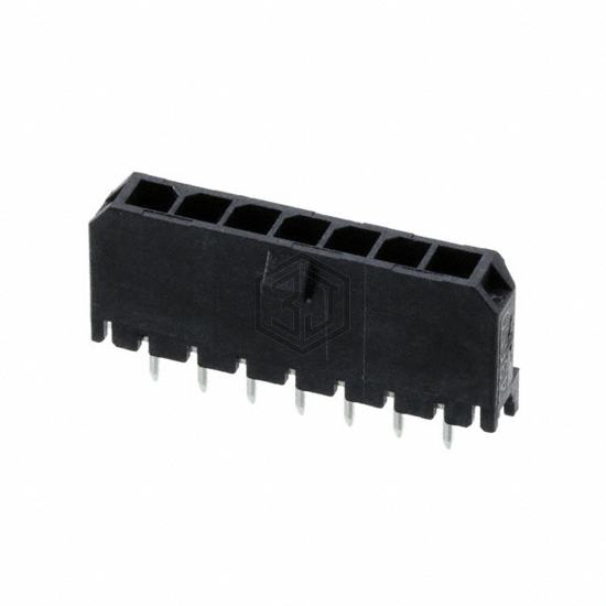 0436500727 - Molex - Rectangular Connectors - Headers, Male Pins