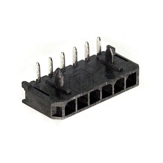 0436500600 - Molex - Rectangular Connectors - Headers, Male Pins