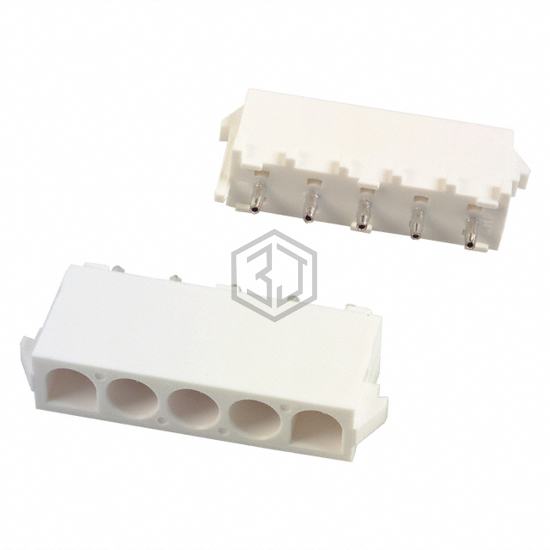 643406-1 - TE Connectivity AMP Connectors - Rectangular Connectors - Headers, Male Pins