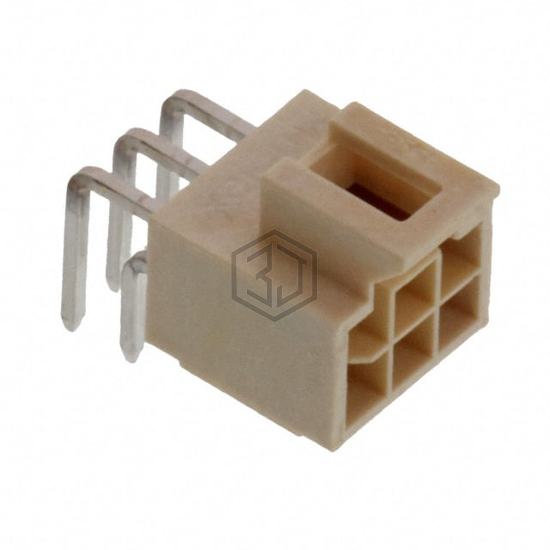 1053142206 - Molex - Rectangular Connectors - Headers, Male Pins