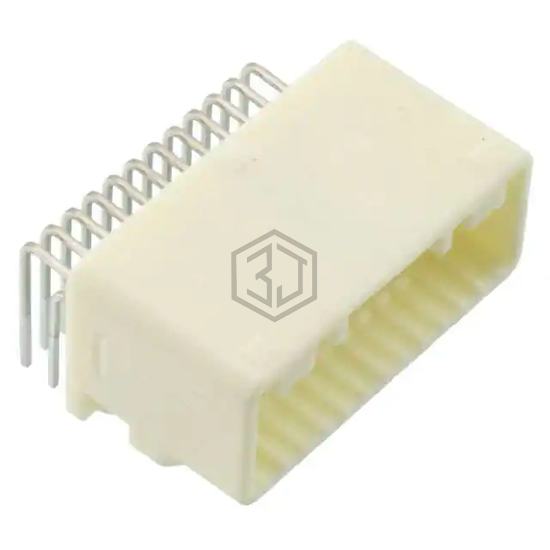 1-1318853-3 - TE Connectivity AMP Connectors - Rectangular Connectors - Headers, Male Pins