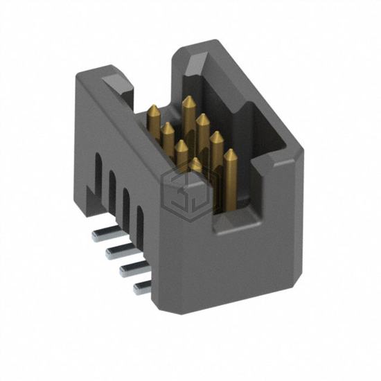 TFM-104-02-L-D-K-TR - Samtec Inc. - Rectangular Connectors - Headers, Male Pins
