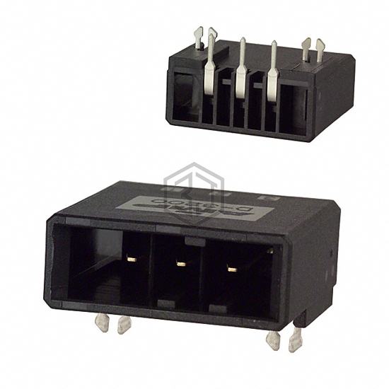 1-178138-3 - TE Connectivity AMP Connectors - Rectangular Connectors - Headers, Male Pins