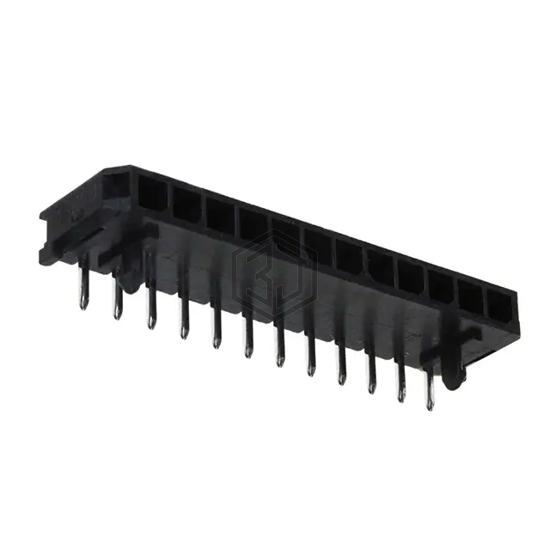 0436501200 - Molex - Rectangular Connectors - Headers, Male Pins