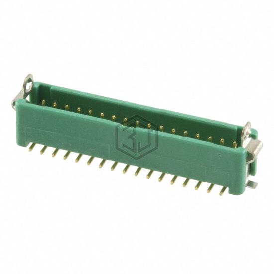 G125-MS13405L3P - Harwin Inc. - Rectangular Connectors - Headers, Male Pins