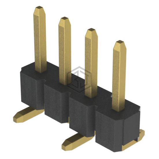 2PH1-04-UA-SMT-B - Adam Tech - Rectangular Connectors - Headers, Male Pins
