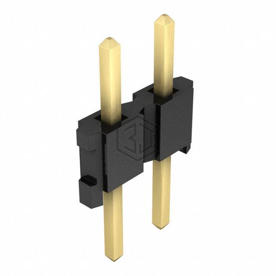 TMS-101-02-G-D - Samtec Inc. - Rectangular Connectors - Headers, Male Pins