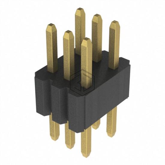 HPH2-B-06-UA - Adam Tech - Rectangular Connectors - Headers, Male Pins