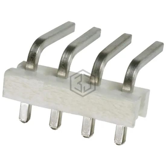 644751-4 - TE Connectivity AMP Connectors - Rectangular Connectors - Headers, Male Pins