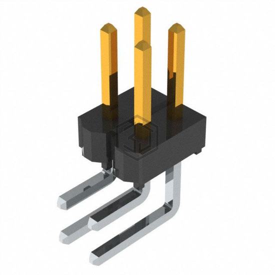 TSW-102-08-F-D-RA - Samtec Inc. - Rectangular Connectors - Headers, Male Pins