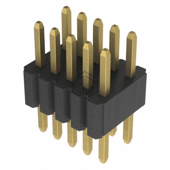 HPH2-B-10-UA - Adam Tech - Rectangular Connectors - Headers, Male Pins