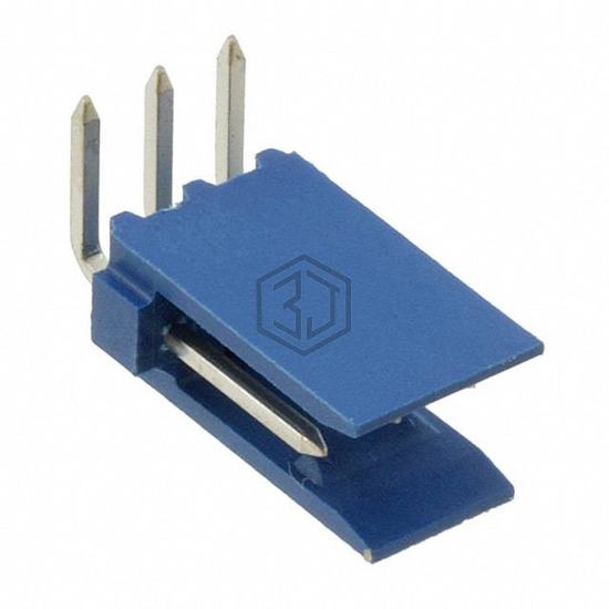281698-3 - TE Connectivity AMP Connectors - Rectangular Connectors - Headers, Male Pins