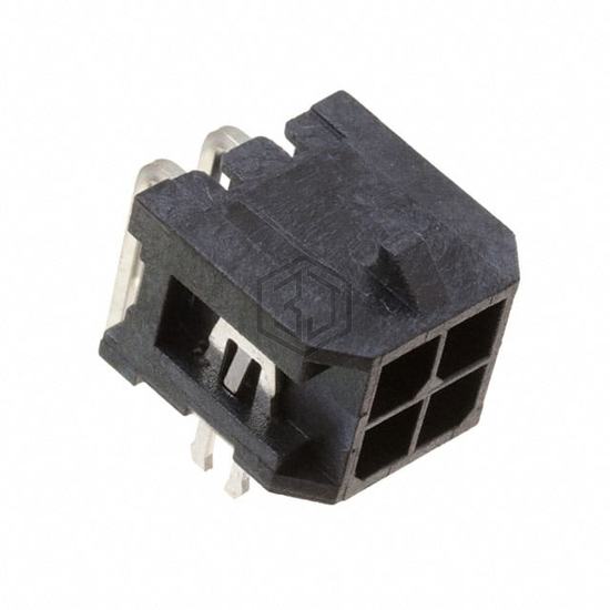 DML-04-A-H-T-A-SBL - Adam Tech - Rectangular Connectors - Headers, Male Pins