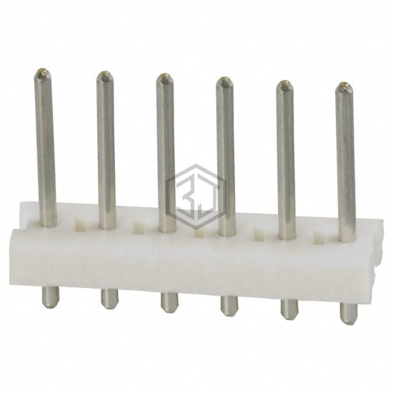 640384-6 - TE Connectivity AMP Connectors - Rectangular Connectors - Headers, Male Pins