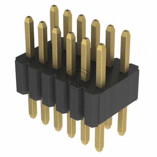HPH2-B-12-UA - Adam Tech - Rectangular Connectors - Headers, Male Pins
