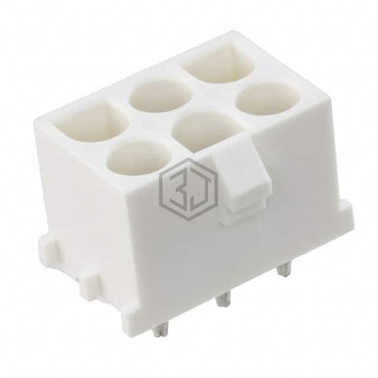 1969814-1 - TE Connectivity AMP Connectors - Rectangular Connectors - Headers, Male Pins