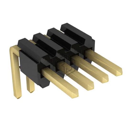 TMS-104-03-G-S-RA - Samtec Inc. - Rectangular Connectors - Headers, Male Pins