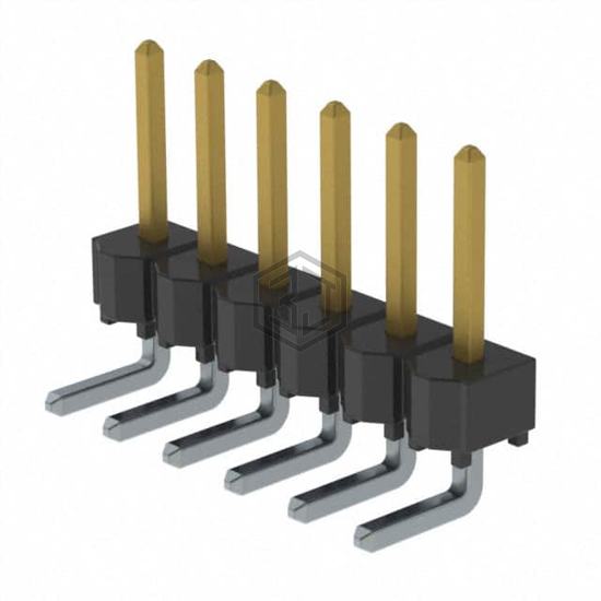 HTSW-106-08-L-S-RA - Samtec Inc. - Rectangular Connectors - Headers, Male Pins