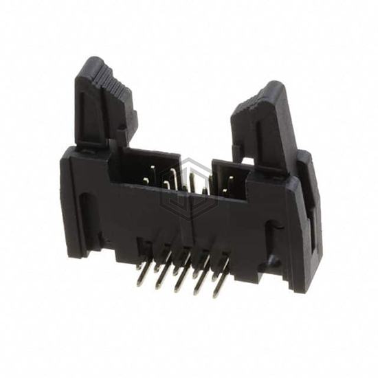 MHR-10-HUAS - Adam Tech - Rectangular Connectors - Headers, Male Pins