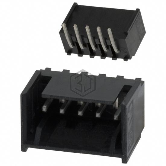 2-644803-5 - TE Connectivity AMP Connectors - Rectangular Connectors - Headers, Male Pins