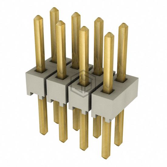 HTSW-104-08-G-D - Samtec Inc. - Rectangular Connectors - Headers, Male Pins