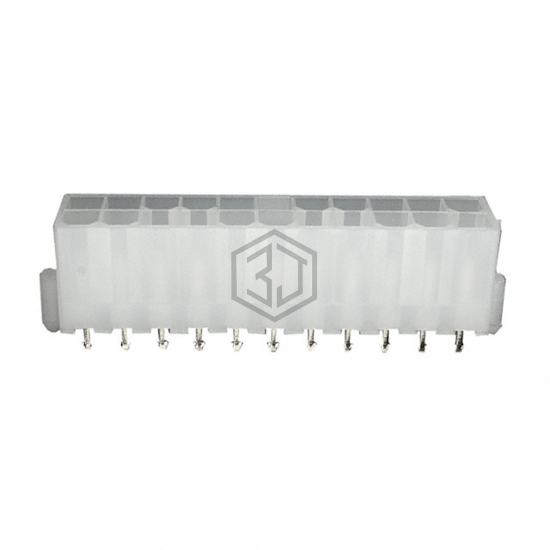 2-1586039-2 - TE Connectivity AMP Connectors - Rectangular Connectors - Headers, Male Pins