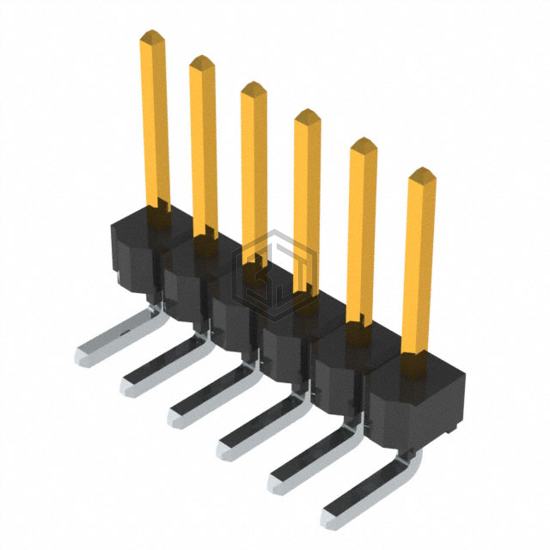 TSW-106-25-S-S-RA - Samtec Inc. - Rectangular Connectors - Headers, Male Pins
