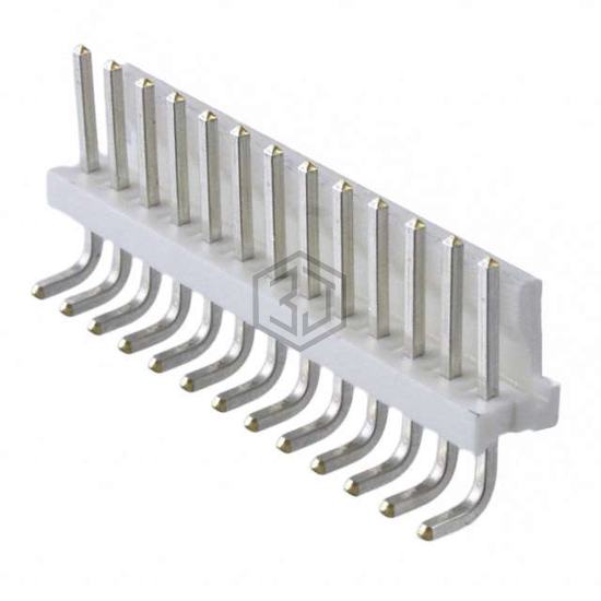 1-640389-3 - TE Connectivity AMP Connectors - Rectangular Connectors - Headers, Male Pins