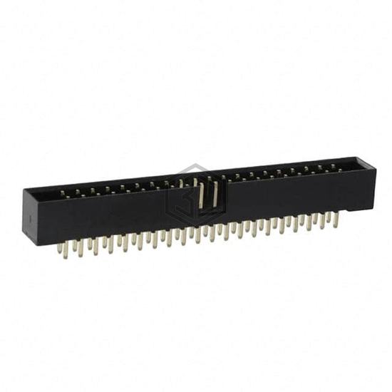 2BHR-40-VUA - Adam Tech - Rectangular Connectors - Headers, Male Pins