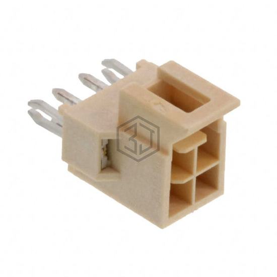 1053122204 - Molex - Rectangular Connectors - Headers, Male Pins