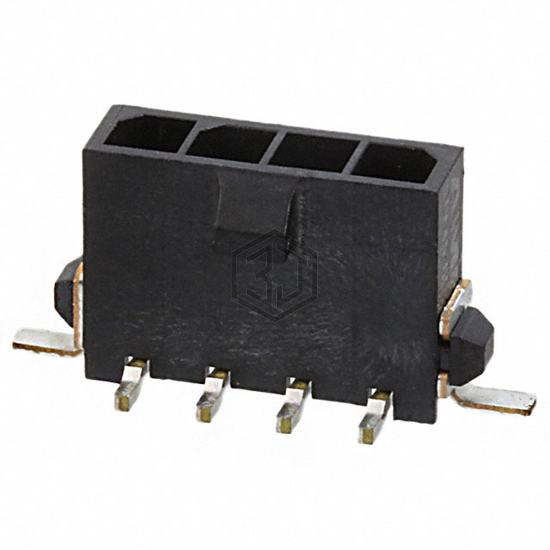 2-1445087-4 - TE Connectivity AMP Connectors - Rectangular Connectors - Headers, Male Pins