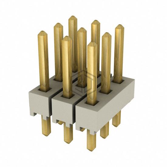 HTSW-103-07-G-T - Samtec Inc. - Rectangular Connectors - Headers, Male Pins
