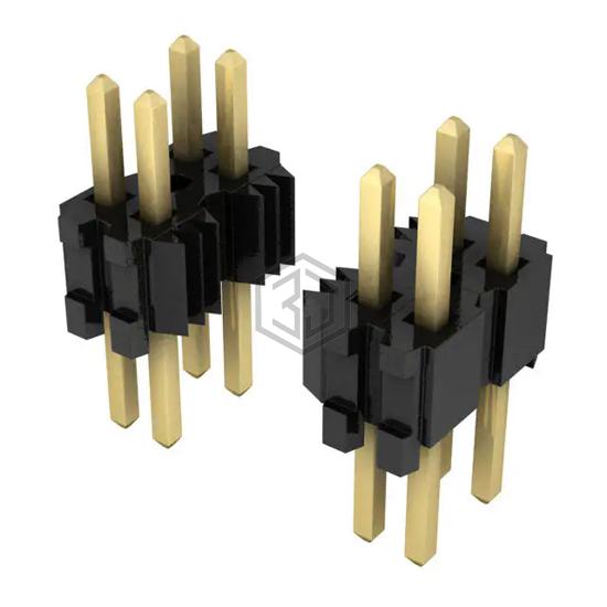 TMS-110-02-G-D - Samtec Inc. - Rectangular Connectors - Headers, Male Pins